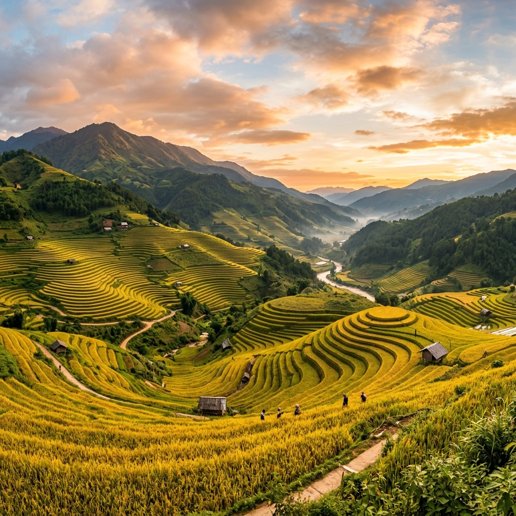 Ruộng bậc thang Tây Bắc